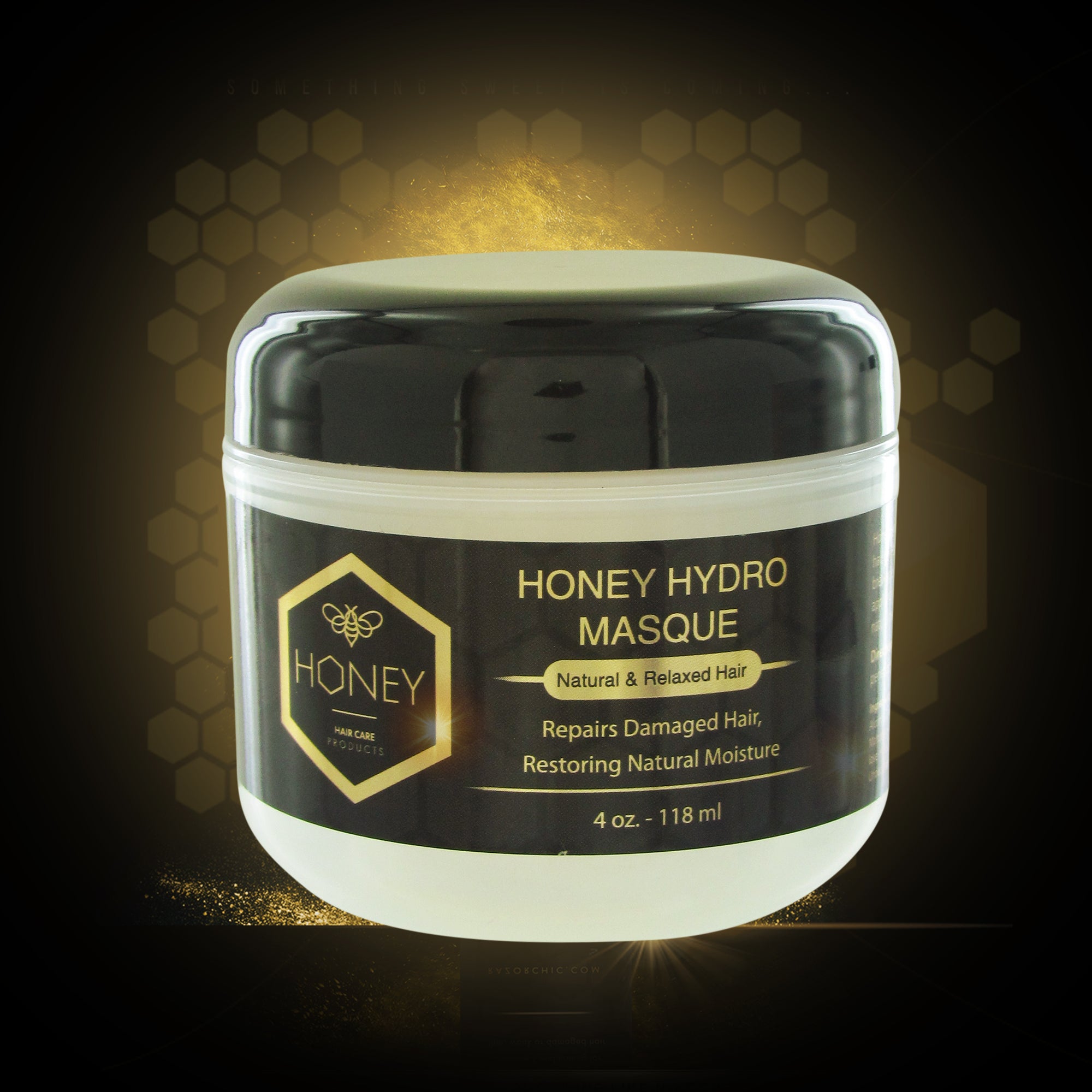 Honey Hydro Masque (4oz) for Dry Damaged Hair - Helps Repair Damaged Hair, Split Ends, Hair Loss and Breakage