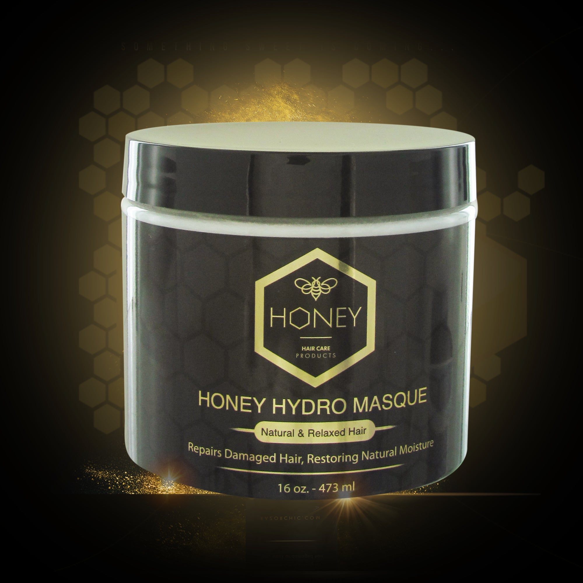 Honey Hydro Masque (16 oz) for Dry Damaged Hair - Helps Repair Damaged Hair, Split Ends, Hair Loss and Breakage